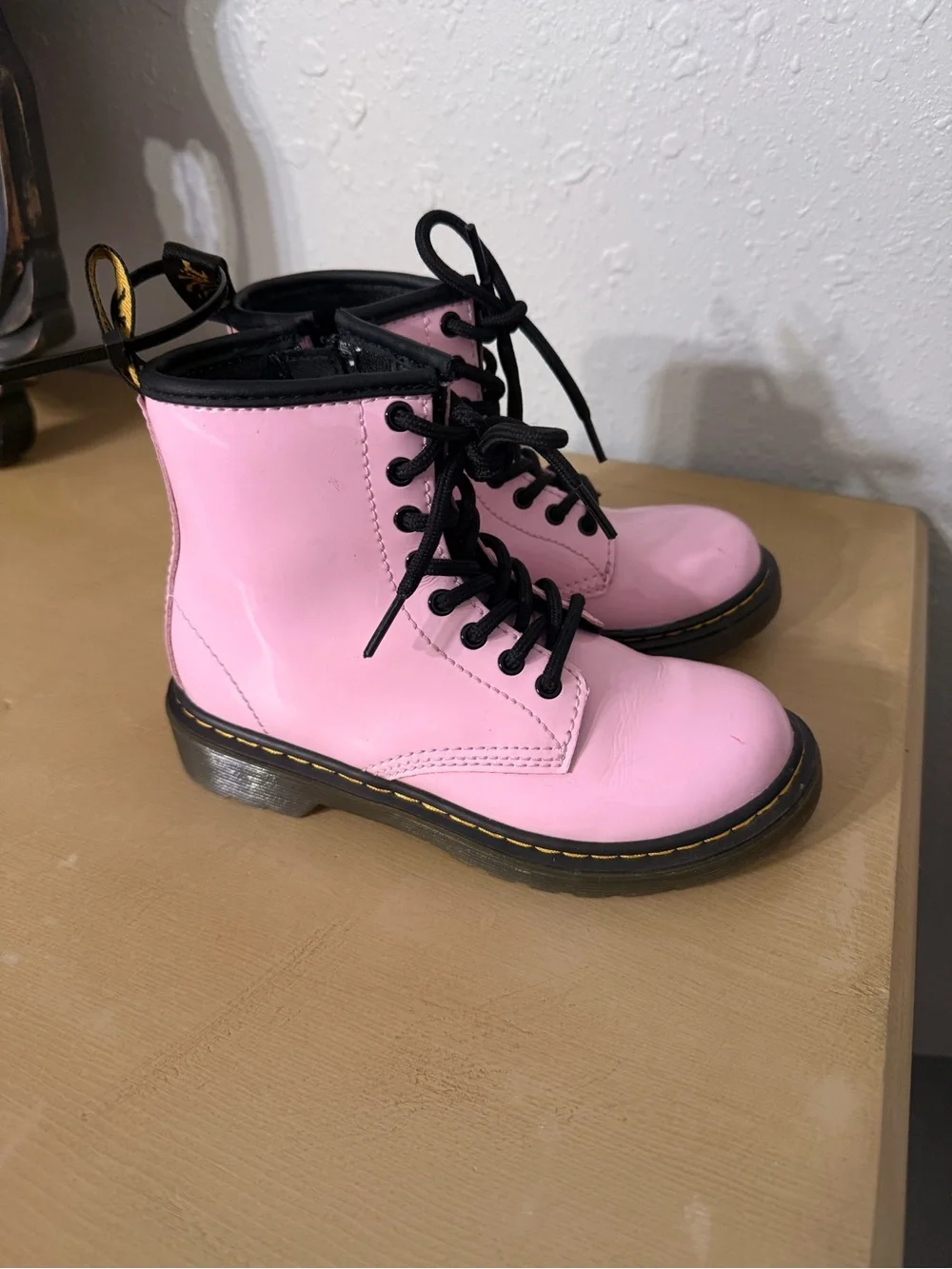 Dr Martens Pink Girls Boots.